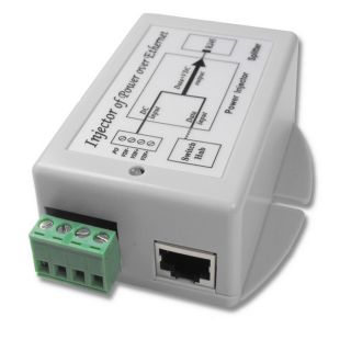 8 Ports 12 - 48V DC Input Passive POE Injector with Power